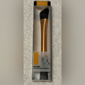 #H&B008 - Ximivogue 6” Foundation Brush Soft Hand-Cut Synthetic Bristles Gold